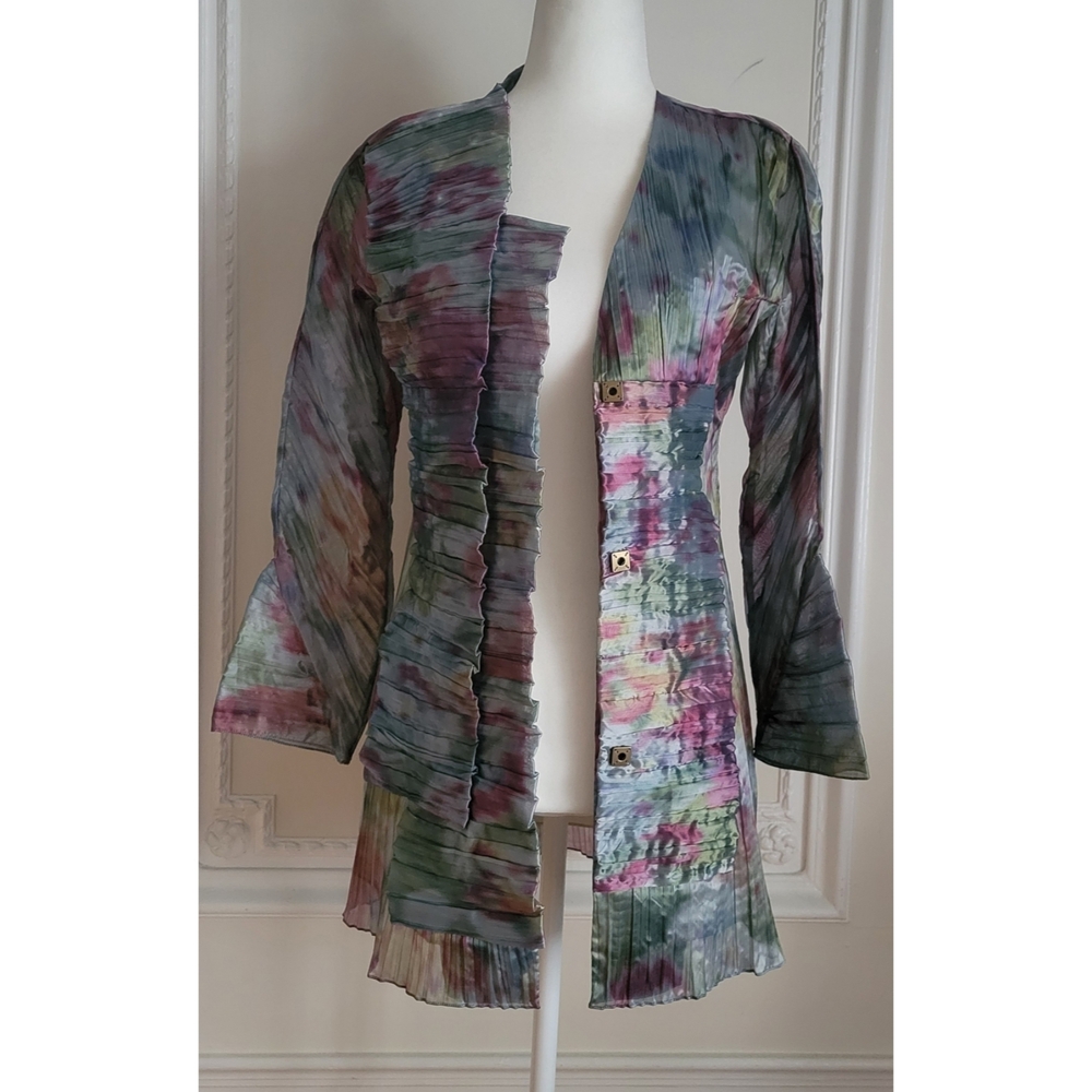 Katya Leonovich Couture Runway Silk Hand Dyed one of a kind Dress